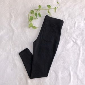 Women’s black jeggings! Comfortable and can dress up or down.
